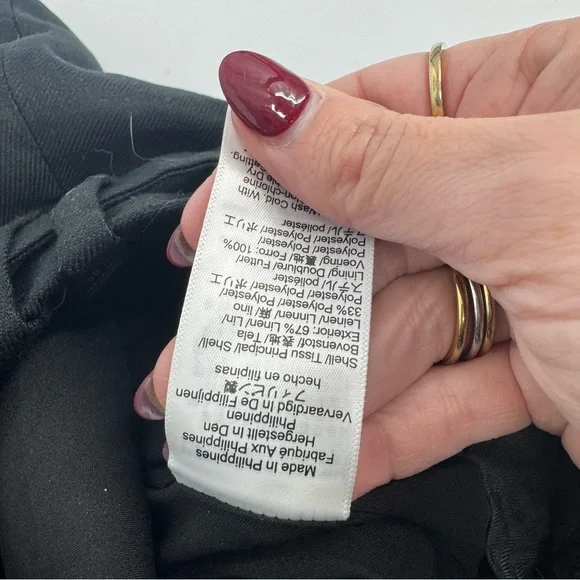 NWT J.Crew Pleated 9" trouser short in stretch linen blend - Picture 10 of 15